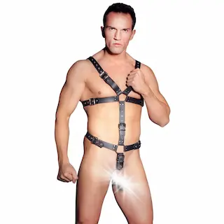 Kožený harness pro něj S-L