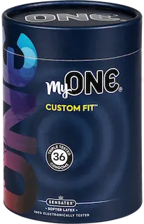 MyOne Maxi-Pack: Custom Fit, size 64L, 36 condoms