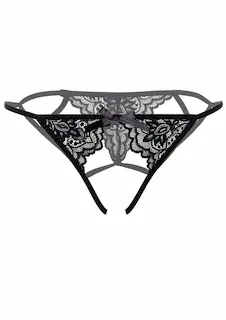 Inez strappy tanga s volným klínem, S/M