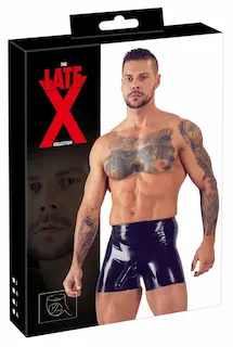 Late X Men’s Latex Briefs black S