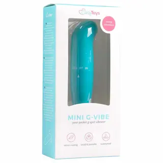 EasyToys – vibrátor na G-bod mini – modrá