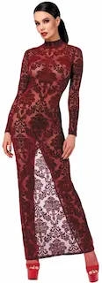 NOIR F383 Kink Royal gown/long dress 3XL