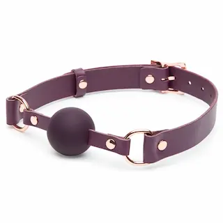 Fifty Shades Roubík – Cherished Leather Ball Gag