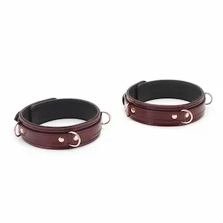 Pouta na stehna Liebe Seele Wine Red Thigh Cuffs vínové