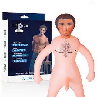 Intense Dolls Anthony – nafukovací panák – realistický vzhled – guma