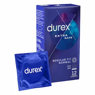 Durex Extra Safe – zesílené kondomy (12 ks)