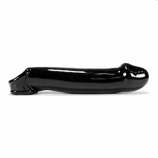 Návlek na penis Oxballs Muscle černý, návlek pro zvětšení penisu 23 x 4–5 cm