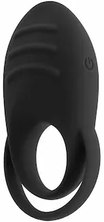 DUAL COCK RING – BLACK