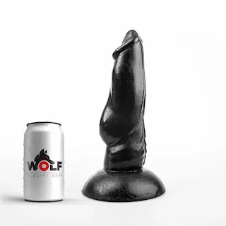 Wolf Guard Dog, černé dildo s Vac-U-Lock 25,5 x 3,5–7,3 cm