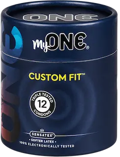 MyOne Single: Custom Fit, size 47F, 12 condoms