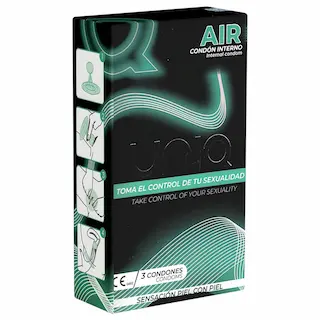 Uniq Air – dámský tenký kondom – 3 ks