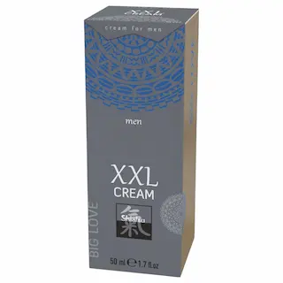 HOT Shiatsu XXL – stimulační hřejivý intimní krém pro muže – 50 ml