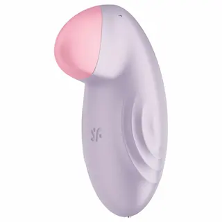 Satisfyer Tropical Tip – vibrační stimulátor klitorisu ovládaný aplikací (fialový)