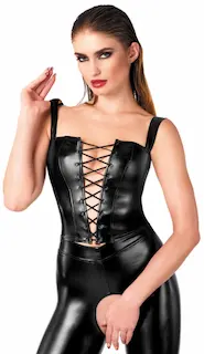 NOIR F365 Vixen Lace-Up Corset Top M