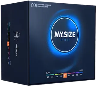 My Size – Pro Condoms 57 mm, 80 pcs