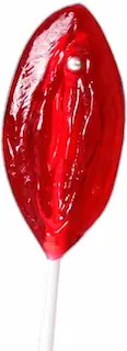 Jahodové lízátko Strawberry Yoni