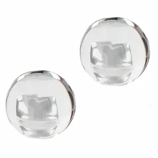 Vaginální kuličky TOYJOY Glass Worxx transparentní