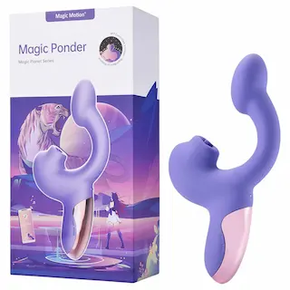 Magic Motion – vibrátor s ramenem na klitoris 2v1 – fialový