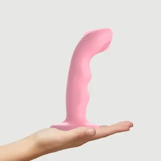 Dildo vibrační Strap-on-me Tapping Wave