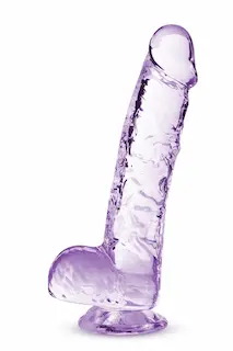 BlushNaturally Yours 6 Inch Crystalline Dildo Amethyst