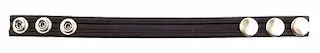 ROUGE Leather Cock Strap with Stripe