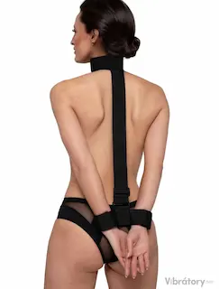 BEDROOM FANTASIES – Měkké pásky na ruce a krk Černé