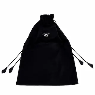 Mister B Toy Bag Black XL, bavlněný vak na erotické hračky 35 x 50 cm