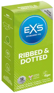 EXS Ribbed and Dotted, 12 pcs