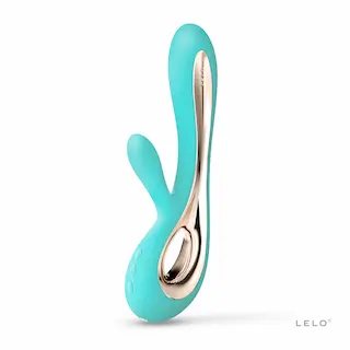 LELO Soraya 2 vibrátor s výběžkem, aqua