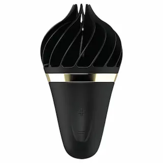 Satisfyer Sweet Treat – akumulátorový rotační vibrátor na klitoris (černý)