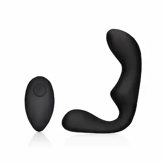 Vibrátor na prostatu s dálkovým ovládáním – Černý