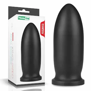 9″ King Sized Anální kolík Černý