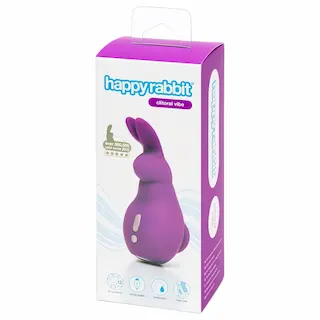 Happyrabbit – vibrátor na klitoris ve tvaru zajíčka – fialový