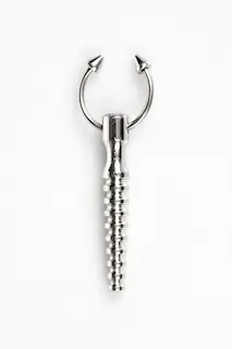 Slave4master The Devil’s Pitchfork Urethral Stretcher, ocelový penis plug 74 x 8–11 mm