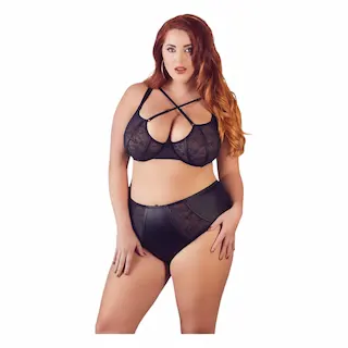 Plus size komplet Midnight Cross, 85E/L