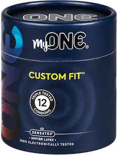 MyOne Single: Custom Fit, size 53D, 12 condoms
