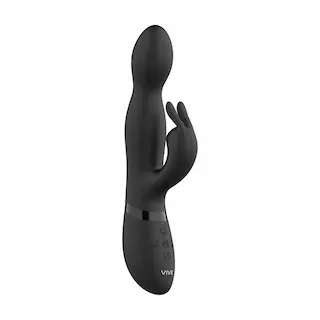 Niva – Rotující Rabbit Vibrátor – Černý