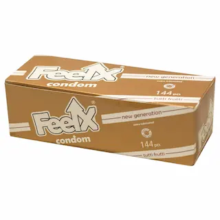FeelX – kondomy – ovocná příchuť – 144 ks