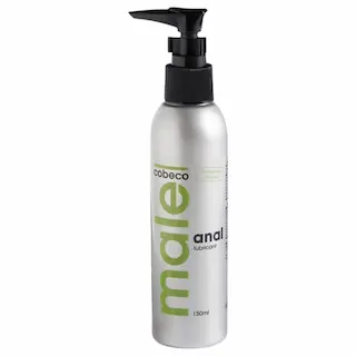 Male Cobeco Anal – lubrikant na vodní bázi pro anální sex pro muže (150 ml)