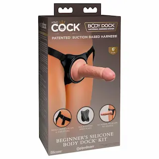 Připínací penis Pipedream King Cock (17,8 cm)