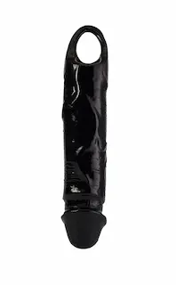Mister B WAD Rear-End Rocket Black L, černý návlek na penis 23,5 x 5 cm