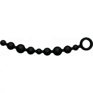 Anální kuličky černé DLOUHÉ silikon JOYBALLS ANAL WAVE LONG BLACK