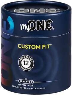 MyOne Single: Custom Fit, size 57G, 12 condoms