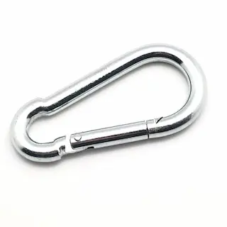 The Red Snap Hook 79 x 8 mm, kovová karabina pro BDSM