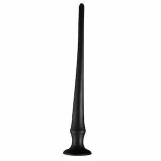 Wolf Katana Black Silicone M, silikonové anální dildo 43,5 x 1,7–4,5 cm