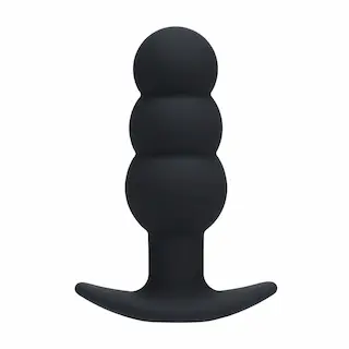 Shots Levelz Tri Bulb Vibrating Anal Plug, silikonový anální kolík 12 x 4,4 cm