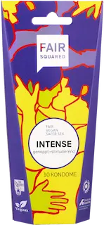 Fair Squared Single: Intense, 10 Fair Trade condoms