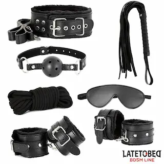 BDSM Line BDSM set 8 ks – černý