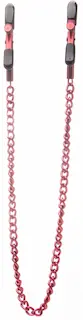 Ouch! by Shots Adjustable Nipple Clamps, red