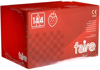 Faire Red Bulk-Pack, 144 condoms